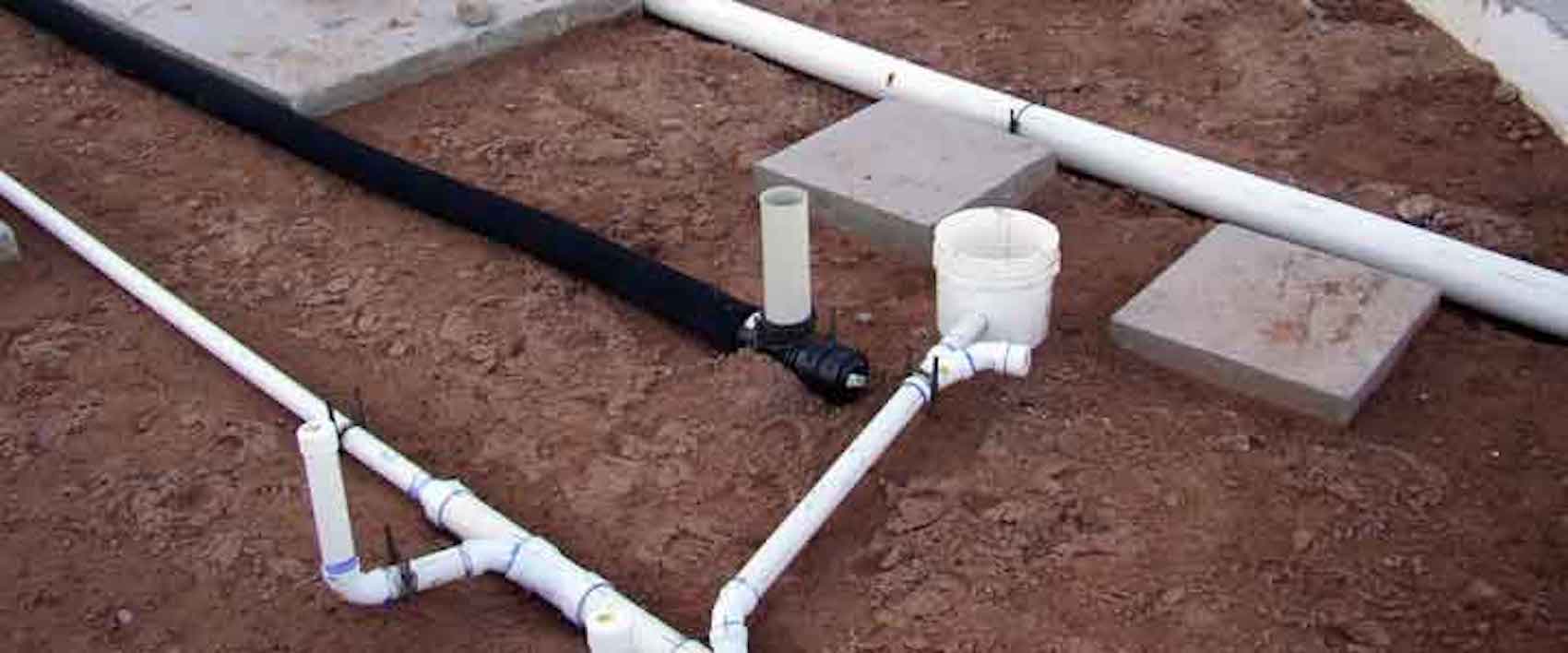 waterline drainage